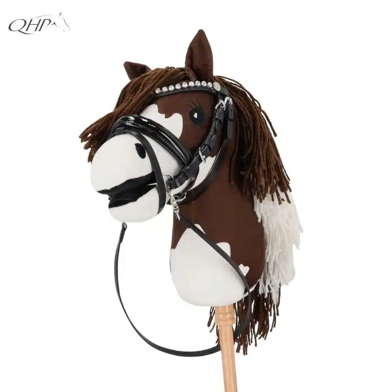 Bridon Sunset noir strass Hobby Horse QHP 5615 Sellerie Equinoxe Shop Fuveau