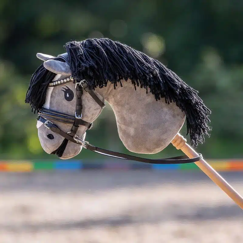 Bridon Sunset noir strass pour Hobby Horse QHP 5615 Sellerie Equinoxe Shop Fuveau