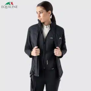 Veste hybride compatible air bag ENTREC noir Femme Equiline EW025PR09871 Sellerie EQUINOXE SHOP