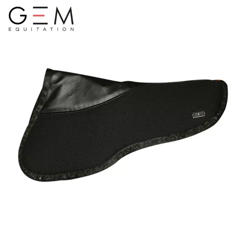 Amortisseur de dos cheval Oscar noir noir GEM EQUITATION Sellerie Equinoxe Shop Fuveau