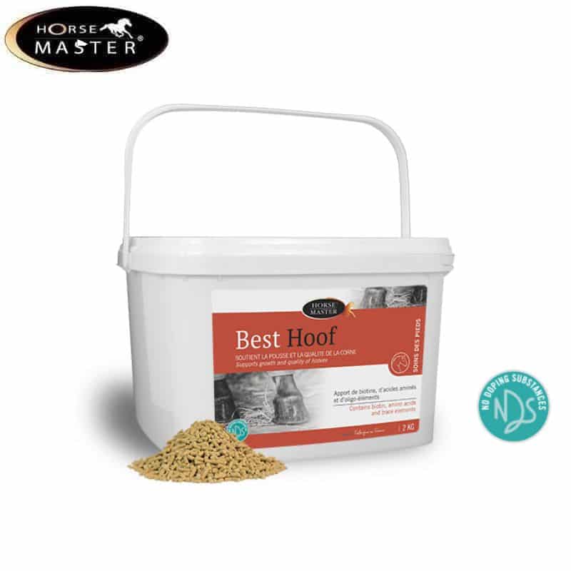 BEST HOOF BIOTINE granulés corne et sabots cheval HORSE MASTER 111001 SELLERIE EQUINOXE SHOP