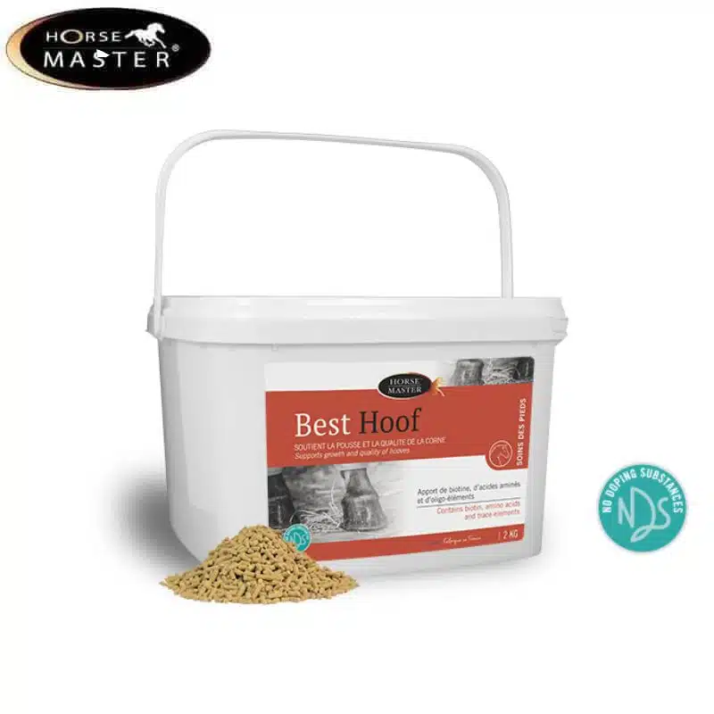 BEST HOOF BIOTINE granulés corne et sabots cheval HORSE MASTER 111001 SELLERIE EQUINOXE SHOP