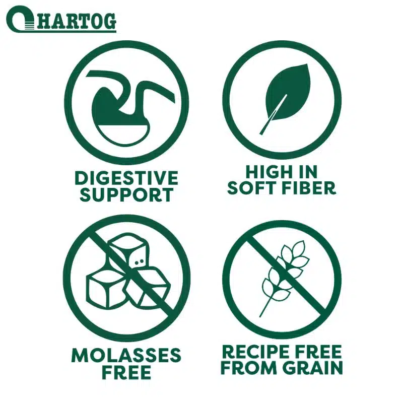 Hartog Digest aliment pour chevaux estomac sensible intestins sensibles problèmes digestifs Sellerie Equinoxe Shop