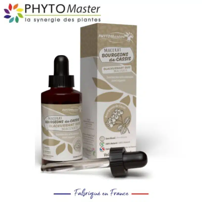 MACÉRÂT DE BOURGEONS DE CASSIS gemmothérapie PHYTO MASTER 152080160B anti-inflammatoire soutien articulaire cheval SELLERIE EQUINOXE SHOP FUVEAU