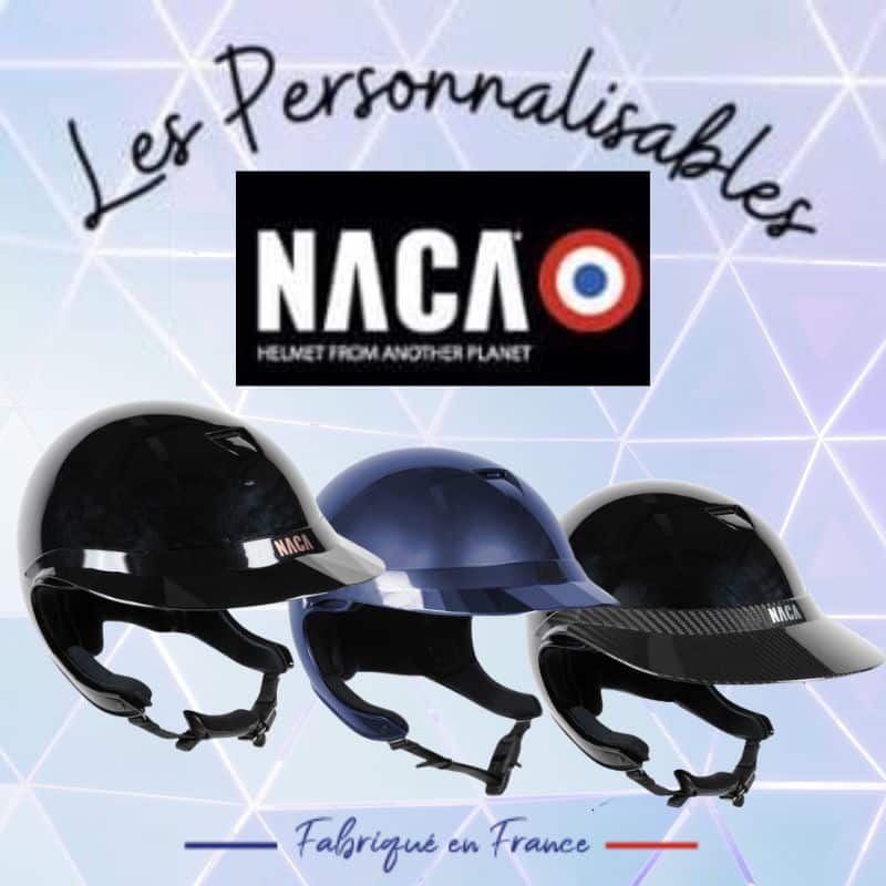 Personnalisation casque d'équitation CONFIGURATEUR NACA COMETE