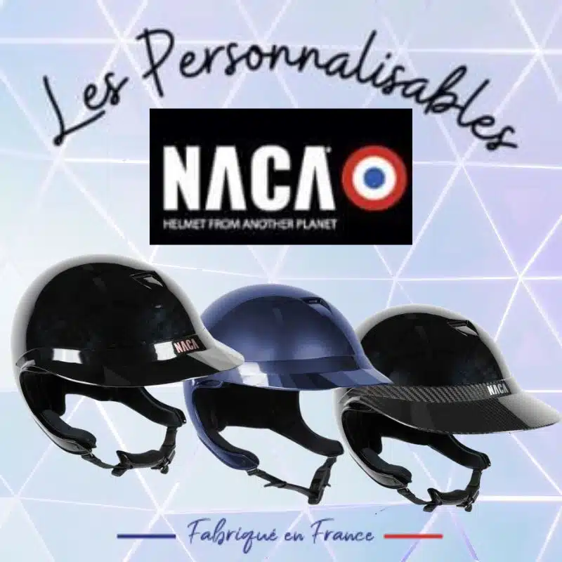 Personnalisation casque d'équitation CONFIGURATEUR NACA COMETE