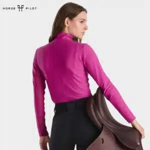 Tee shirt d'équitation à manches longues Suntech Fuchsia Femme dos Horse Pilot SUN124 Sellerie Equinoxe Shop Tee shirt d'équitation à manches longues Suntech Fuchsia Femme dos Horse Pilot SUN124 Sellerie Equinoxe Shop