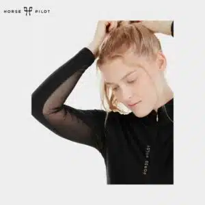 Tee shirt d'équitation à manches longues Suntech noir Femme Horse Pilot SUN124 Sellerie Equinoxe Shop Tee shirt d'équitation à manches longues Suntech noir Femme Horse Pilot SUN124 Sellerie Equinoxe Shop