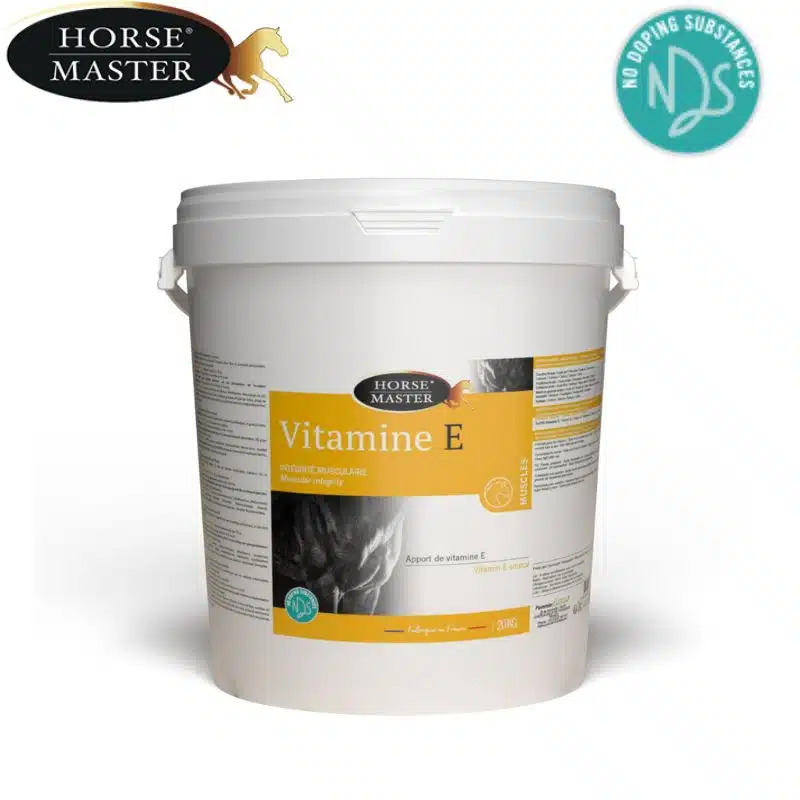 Vitamine E Horse Master 20 kg pour cheval Vitamine E cheval Horse Master 20 kg 55 000 UI pour cheval