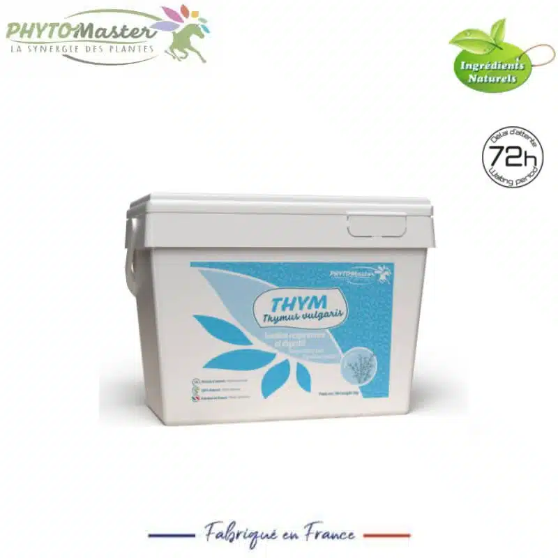 THYM cheval PHYTOMASTER – complément respiration et digestion