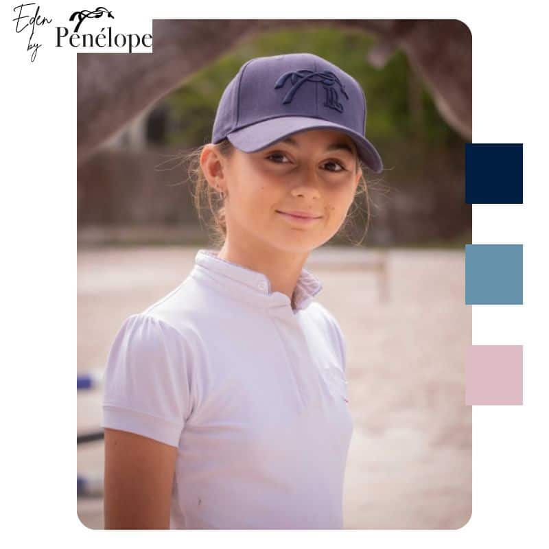 Casquette Naomie EDEN BY PENELOPE équitation enfant 980851 EDEN BY PENELOPE COLLECTION SELLERIE EQUINOXE SHOP