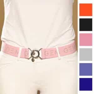 Ceinture GEM Zaza SS26 portée avec une tenue d'équitation