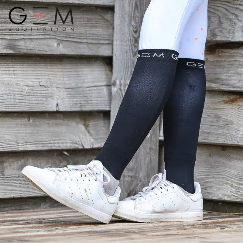 Chaussettes LOVE GEM noir argent SS26 Sellerie Equinoxe Shop Fuveau