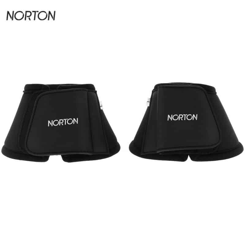 Cloches NORTON néoprène noir 545802 Sellerie Equinoxe Shop