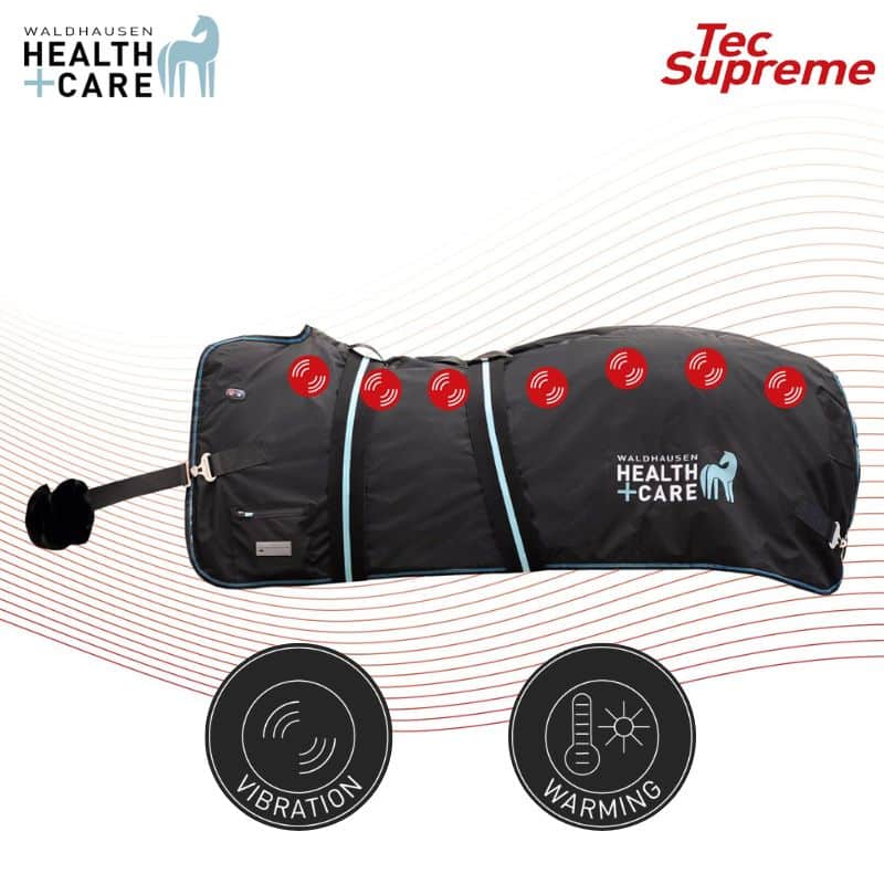 Couverture chauffante et de massage TEC SUPREME Waldhausen Health Care 389001 Sellerie Equinoxe Shop Fuveau