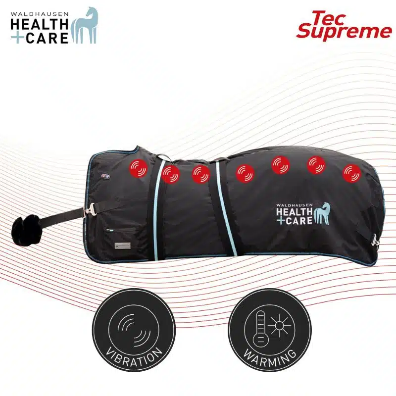 Couverture chauffante et de massage TEC SUPREME Waldhausen Health Care 389001 Sellerie Equinoxe Shop Fuveau
