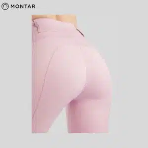 Pantalon d'équitation MoLila Pull On w. Champagne Crystals and Crystals Tape Fullgrip Slate PINK MONTAR 26225 223 BY SELLERIE EQUINOXE SHOP FUVEAU