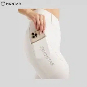 Pantalon d'équitation MoLila Pull On w. Champagne Crystals and Crystals Tape Fullgrip Slate WHITE MONTAR 26225 13 blanc BY SELLERIE EQUINOXE SHOP FUVEAU paillettes
