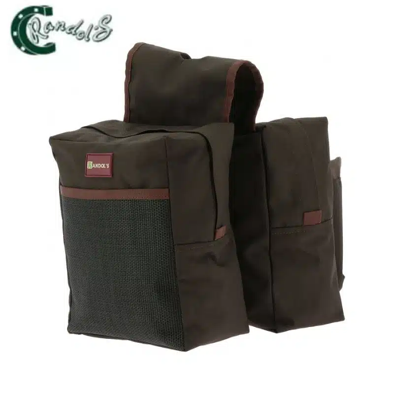 Sacoches Western double Choco RANDOL'S by Sellerie Equinoxe Shop Fuveau