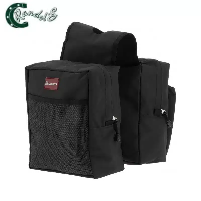 Sacoches Western double noir RANDOL'S by Sellerie Equinoxe Shop Fuveau