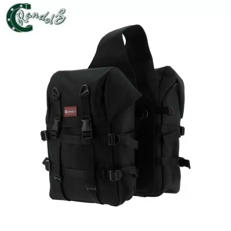 Sacoches arrière de randonnée Grand Voyageur marron RANDOL'S by Sellerie Equinoxe Shop Fuveau