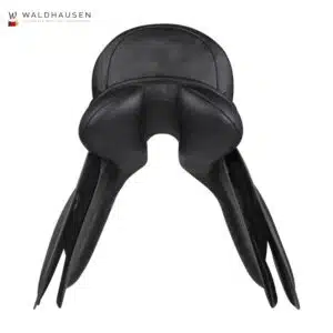 Selle de dressage Comfort en cuir noir Waldhausen 522101 Sellerie Equinoxe Shop (2)