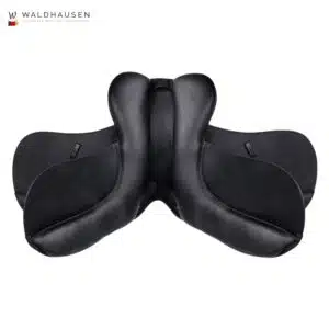 Selle de dressage Comfort en cuir noir Waldhausen 522101 Sellerie Equinoxe Shop (3)