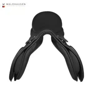 Selle de dressage Comfort en cuir noir Waldhausen 522101 Sellerie Equinoxe Shop