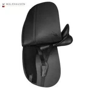 Selle de dressage Premium en cuir noir Waldhausen Sellerie Equinoxe Shop