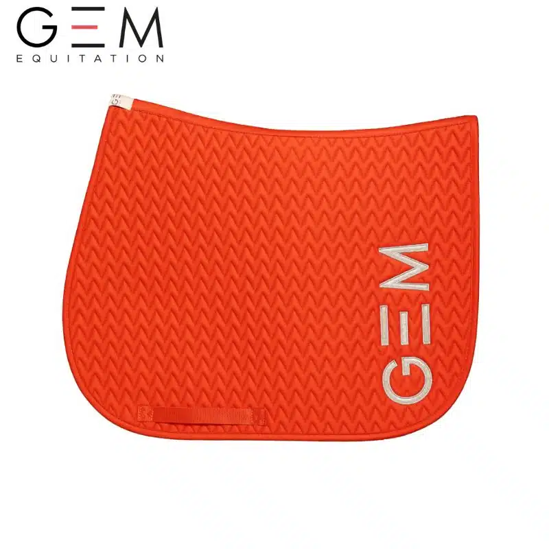 Tapis TEN CORAIL ORANGE GEM EQUITATION SS 2026 Sellerie Equinoxe Shop Fuveau
