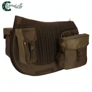 Tapis de Randonnée 4 sacoches Randol's 204482304 choco avec sacoches arrières amovibles Sellerie Equinoxe Shop