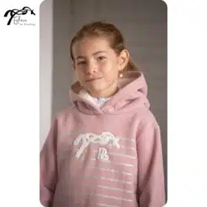 hoodie-equitation-enfant-eden-by-penelope-ikona-rose.jpg Sweat équitation fille Eden by Pénélope Ikona rose