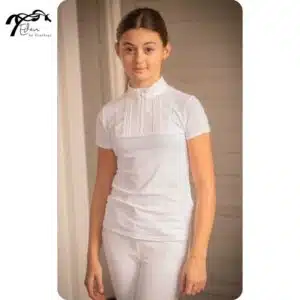 polo-concours-enfant-eden-by-penelope-florence-blanc.jpg Polo de concours enfant blanc Eden by Pénélope Florence manches courtes
