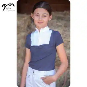 polo-concours-enfant-eden-by-penelope-florence-marine.jpg Polo de concours enfant marine Eden by Pénélope Florence manches courtes