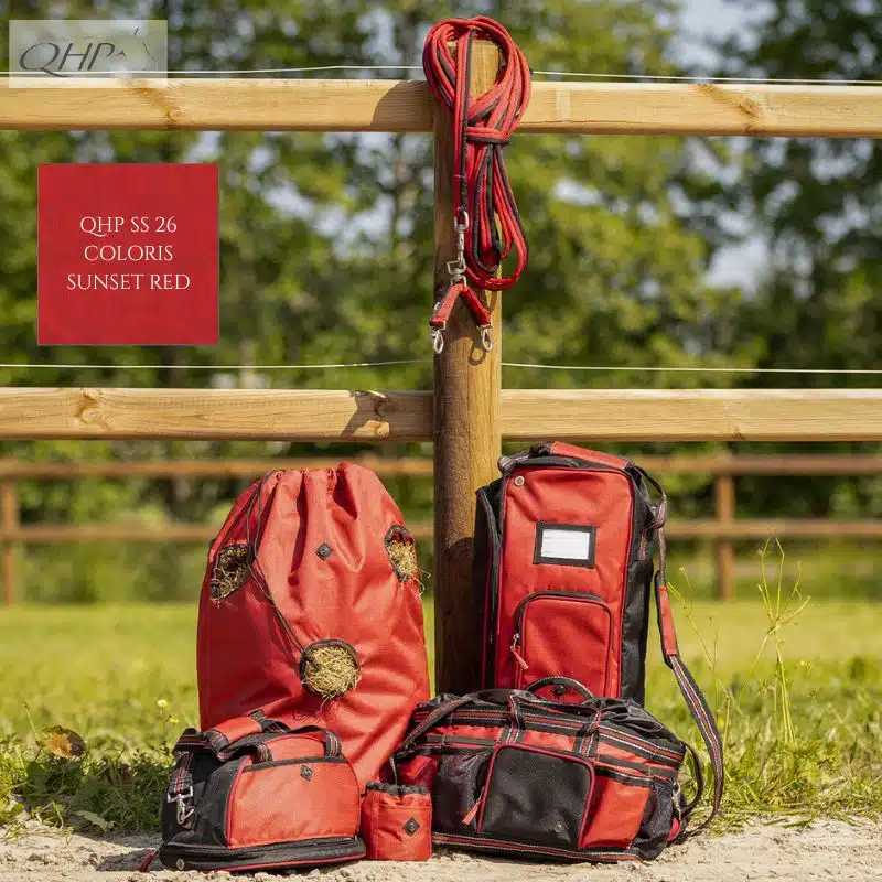 COLORIS SUNSET RED COLLECTION QHP SS26 Sellerie Equinoxe Shop Fuveau