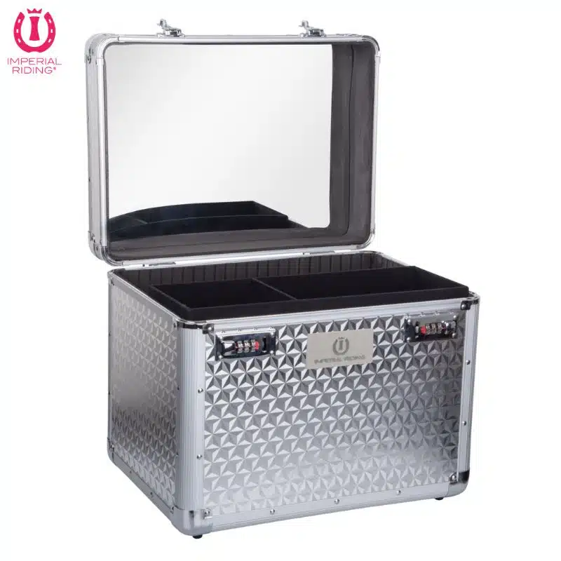Grooming box IRHShiny Imperial Riding ST68120002 argent Sellerie Equinoxe Shop Fuveau