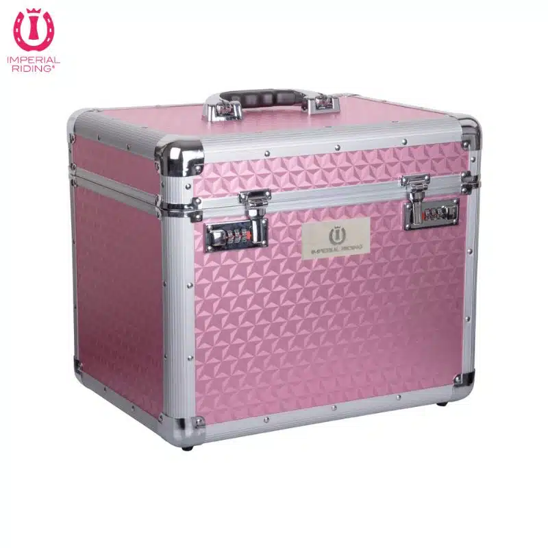 Grooming box IRHShiny Imperial Riding ST68120002 rose Sellerie Equinoxe Shop Fuveau