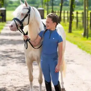 Legging d'équitation enfant Aubree leg grip QHP 8914 SS26 Sellerie Equinoxe Shop Fuveau