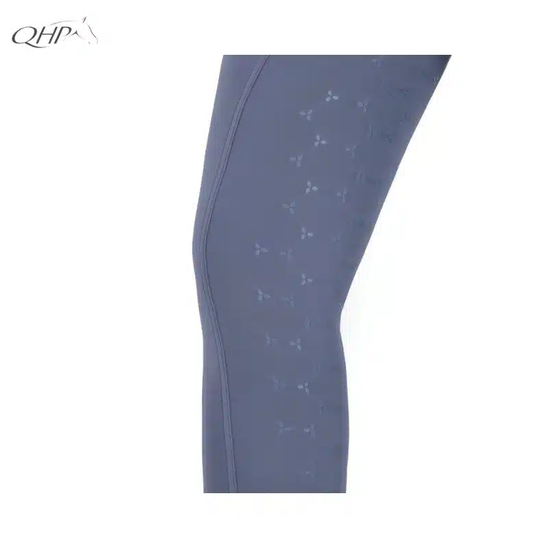 Legging d'équitation enfant Aubree leg grip QHP 8914 SS26 Sellerie Equinoxe Shop Fuveau genoux