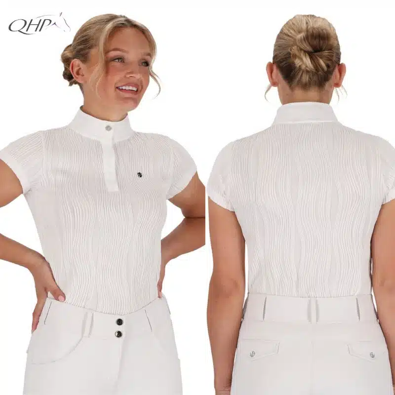 Polo de concours Kynlee QHP 8917 SS26 Sellerie Equinoxe Shop Fuveau