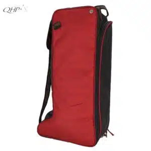 Sac à bottes QHP Collection SS26 Rouge Sunset Red Sellerie Equinoxe Shop