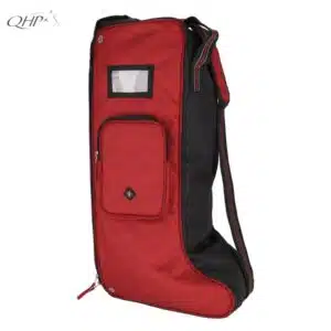 Sac à bottes QHP Collection SS26 Rouge Sunset Red Sellerie Equinoxe Shop Fuveau Sac à bottes QHP Collection SS26 Rouge Sunset Red Sellerie Equinoxe Shop Fuveau