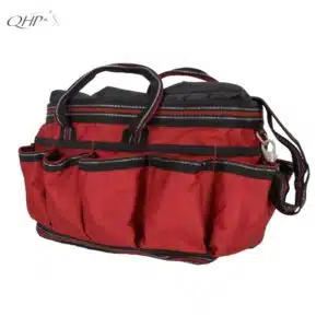 Sac de pansage QHP Collection SS26 Rouge Sunset Red Sellerie Equinoxe Shop Sac de pansage QHP Collection SS26 Rouge Sunset Red Sellerie Equinoxe Shop