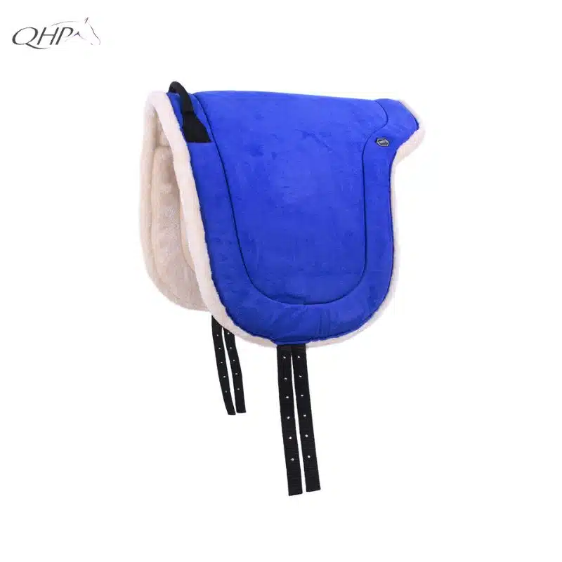 Tapis de monte à cru bleu roi QHP Sellerie Equinoxe Shop Fuveau
