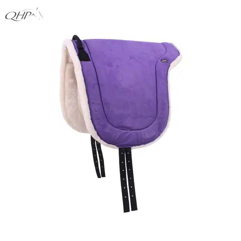 Tapis de monte à cru violet QHP Sellerie Equinoxe Shop Fuveau