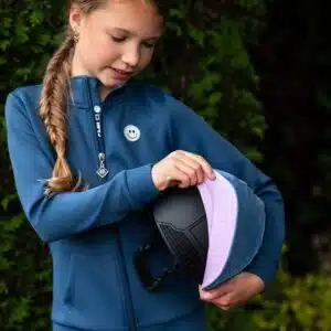 Toque réversible pour casque Rosalynn QHP 5668 Collection SS26 Sellerie Equinoxe