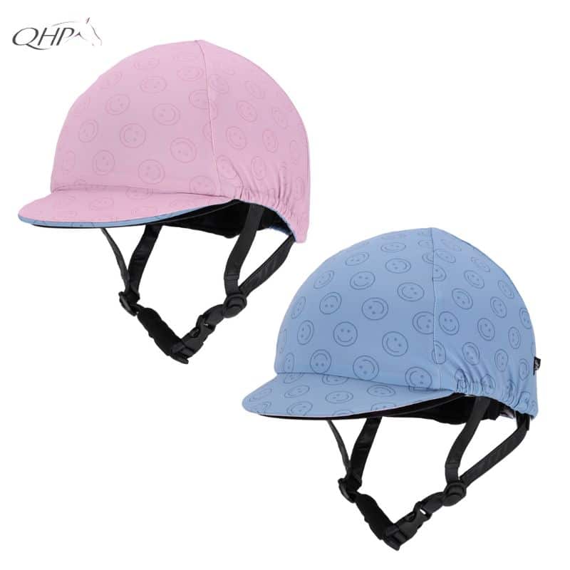 Toque réversible pour casque Rosalynn QHP 5668 Collection SS26 Sellerie Equinoxe Shop Fuveau