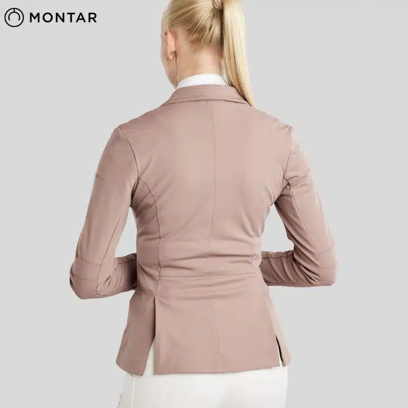 Veste de concours MoEverlisa Dos COMB2630 Dame Blush SS26 MONTAR Sellerie Equinoxe Shop Fuveau