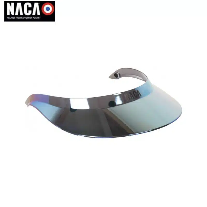 Visière NACA XL irisée gold Sellerie Equinoxe Shop Fuveau
