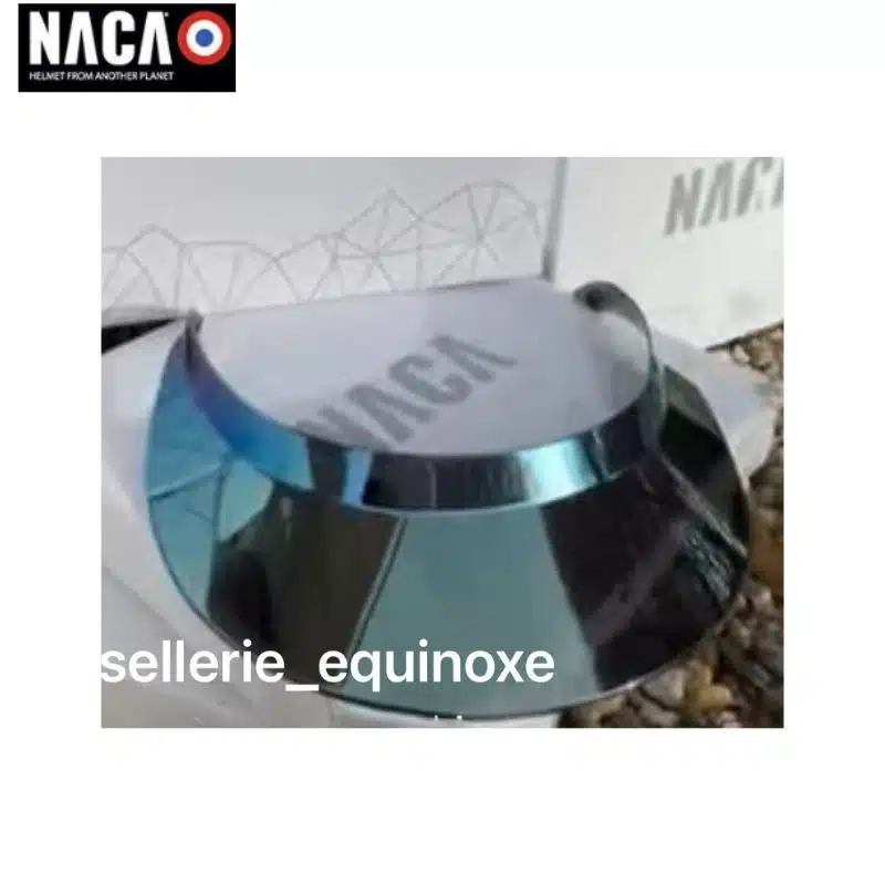 Visière NACA XL irisée gold Sellerie Equinoxe Shop Fuveau